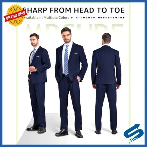Men's Slim Fit Blazer Lightweight Sport Coat Business Casual Jacket